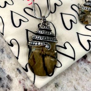 Brighton Neptune necklace and earrings